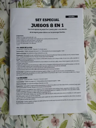 Juego de mesa Frozen II Set Especial 8 en 1