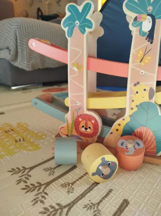 Juguete tipoMontessori Lanzar Animales Madera