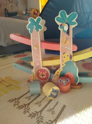 Juguete tipoMontessori Lanzar Animales Madera