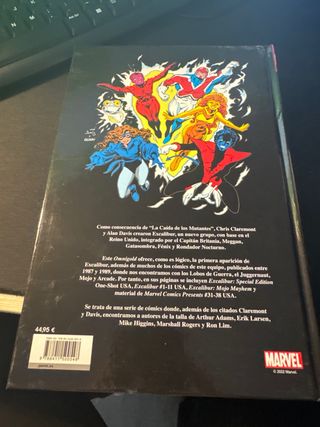 Marvel gold omnibus excalibur 1. the sword is d...