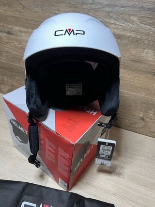 Casco Esquí CMP YJ-2 Niños Blanco Talla XS