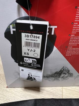 Casco Esquí CMP YJ-2 Niños Blanco Talla XS
