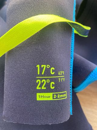 Neopreno sin usar OLAIAN niño/a 12 años 2x2mm