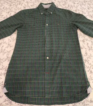 Camisa Tommy Hilfiger S Slim Fit Cuadros Verde
