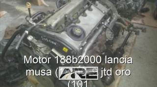 Motor 188b2000 lancia musa (184) 1.9 jtd o
