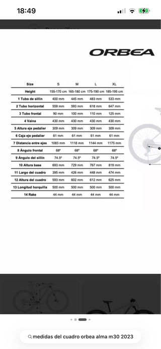 Orbea Alma Talla XL