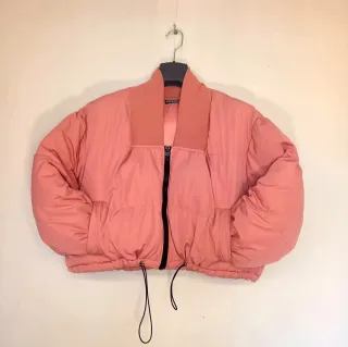 Chaqueta SHEIN Rosa Puffer Y2K 00s