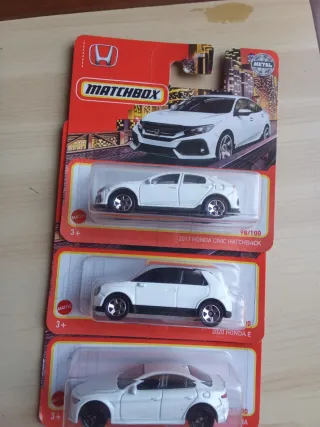 Matchbox 3 Coches: Honda, Alfa Romeo