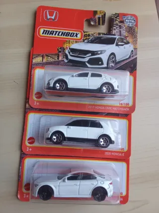 Matchbox 3 Coches: Honda, Alfa Romeo