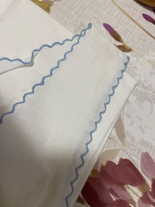 Camicia da notte vintage cotone ricamata