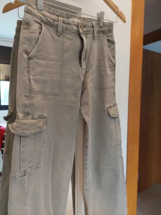 Pantalón cargo verde claro