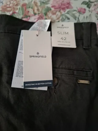 Pantalón slim Springfield talla 42