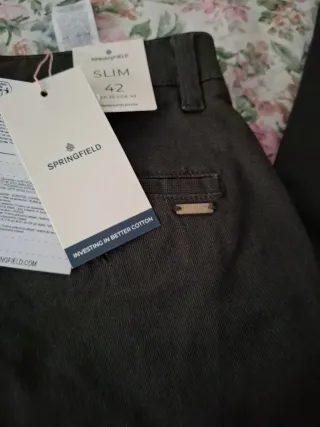 Pantalón slim Springfield talla 42
