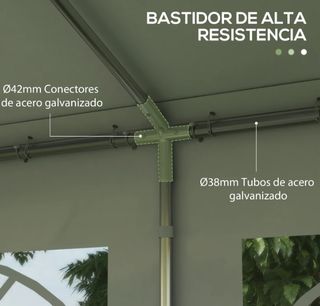 Carpa Fiesta Gazebo 4x4m Blanca