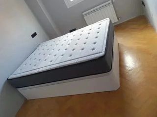 somier tapizado +  patas canapes abatibles y camas