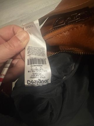 Bolso bandolera Desigual cuero patchwork