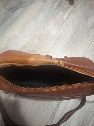 Bolso bandolera Desigual cuero patchwork