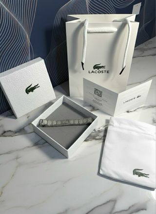 Pulsera Lacoste Plata
