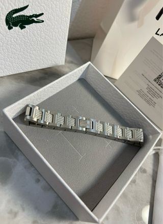 Pulsera Lacoste Plata
