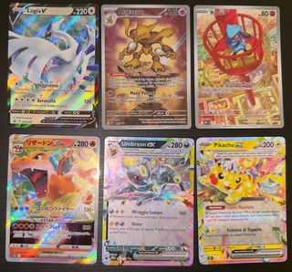 6 Carte Pokemon Rare Near Mint