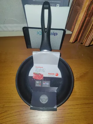 Sartén Fagor nueva a estrenar, acero inox. 18 cm