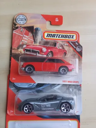 Lote 3 Coches Matchbox: MGB, Corvette