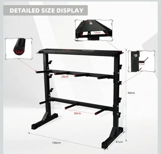 Soporte para discos y barras