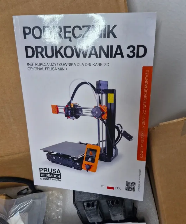 Impresora 3D Prusa Mini Naranja/Negra