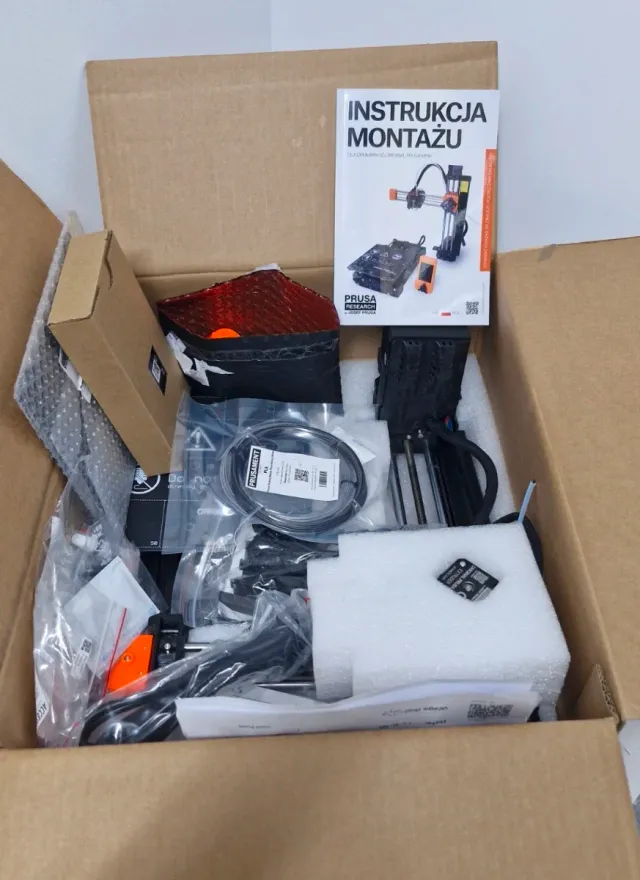 Impresora 3D Prusa Mini Naranja/Negra