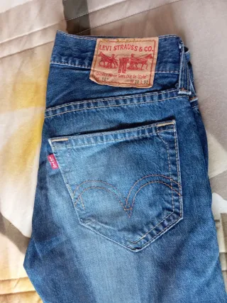 Pantalones Vaqueros Levi's Strauss 907 Azules