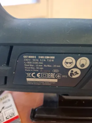 BOSCH SIERRA CALADORA GST 8000 E PROFESIONAL