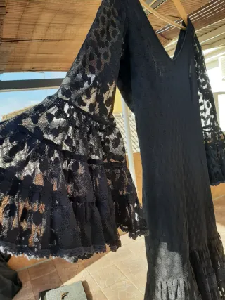 Traje de flamenca negro