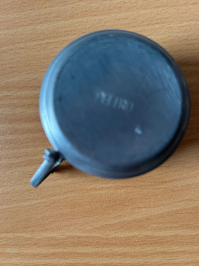 Juego Espresso Peltre y Cerámica