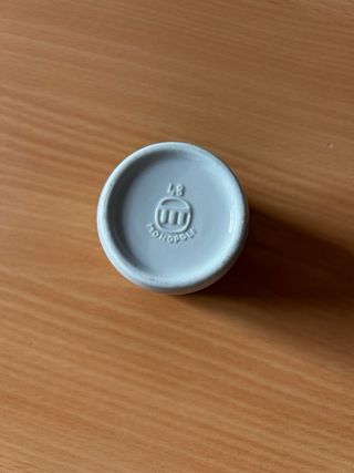 Juego Espresso Peltre y Cerámica