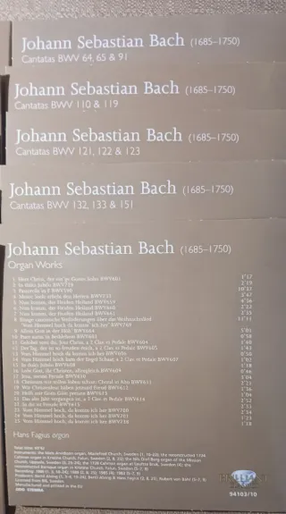A Bach Christmas 10 CD