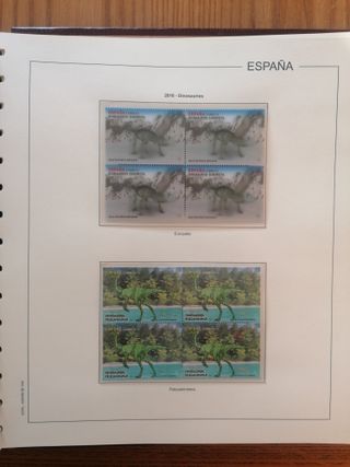 SELLOS ESPAÑA AÑO 2016**MNH. BLOQUE DE 4. HOJAS ED