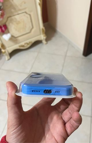 Cover iPhone 16 Silicone Case Blu