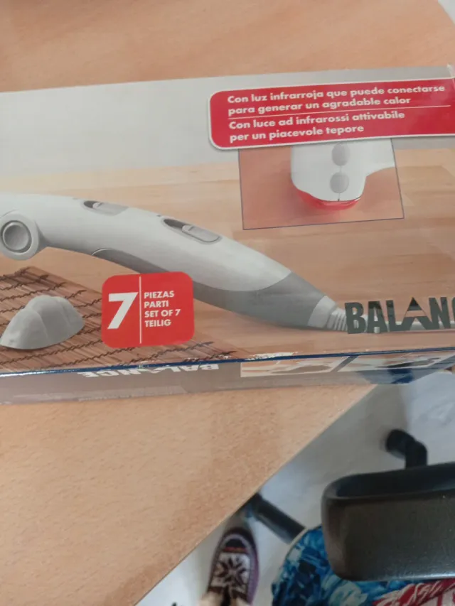 Masajeador infrarrojo con accesorios