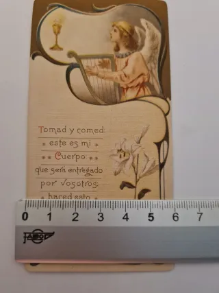 Estampa religiosa, año 1914