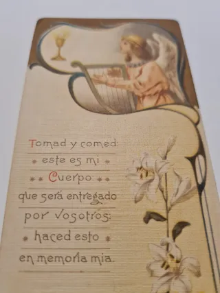 Estampa religiosa, año 1914