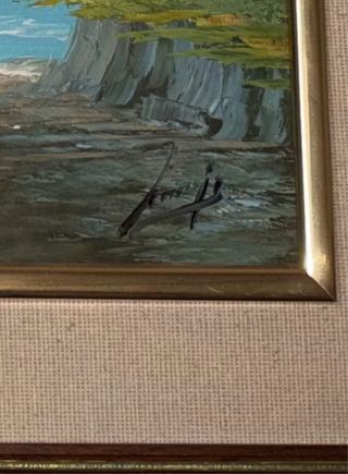 Cuadro Paisaje Marítimo con Casa