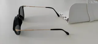 Gafas de sol mujer negras y doradas