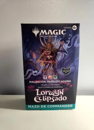 Commander deck Blight Curse Magic Español mtg