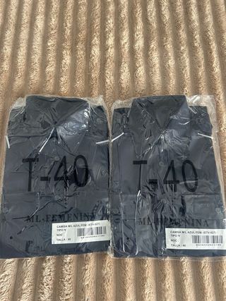 Camisa Militar Azul Mujer Talla 40