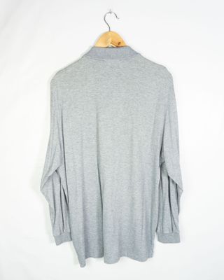 Camisa Lacoste Vintage Gris Talla L