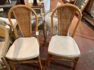 Silla de ratán y bambú 100% natural