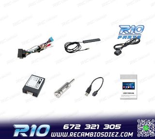 RADIO GPS ANDROID 12 PARA FORD FOCUS C-MAX FIESTA GALAXY KUG