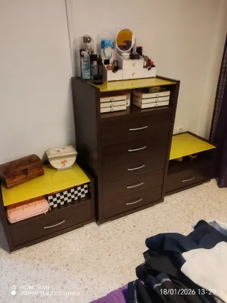Cómoda y Mesitas de Noche Sinfonía