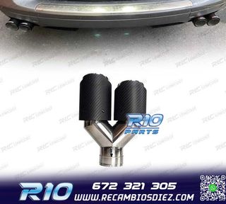 COLA ESCAPE CARBONO DOBLE DERECHA LOOK AKRAPOVIC