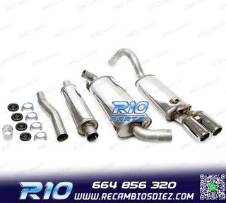 SILENCIOSO ESCAPE AUDI 80 86-91 DOBLE